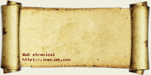 Jasmina Živković vizit kartica